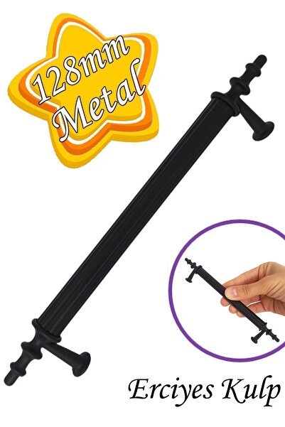 GLASWEN Erciyes kulp Siyah 160 mm Kulp Mobilya Mutfak Dolabı Çekmece Dolap Ka...