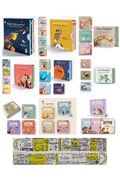 Sincap Kitap Bebek Üniversitesi+Çocuk Üniversitesi+Nasıl Başladı 32 Kitap Set...