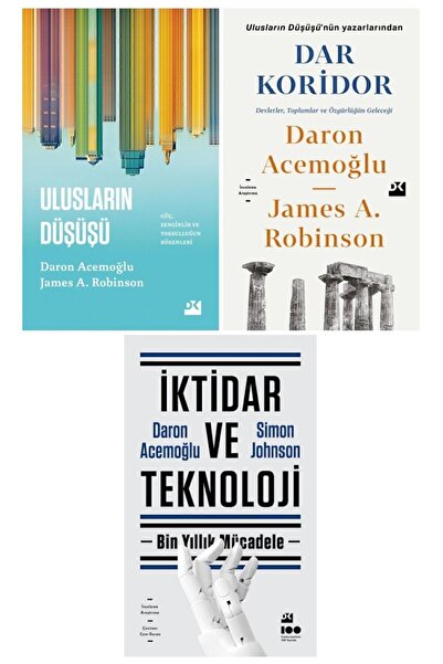 Doğan Kitap Daron Acemoğlu 3 Kitap Set