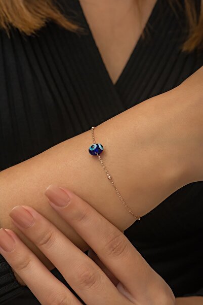 SUNSHINE Nazar Boncuklu Gümüş Bileklik