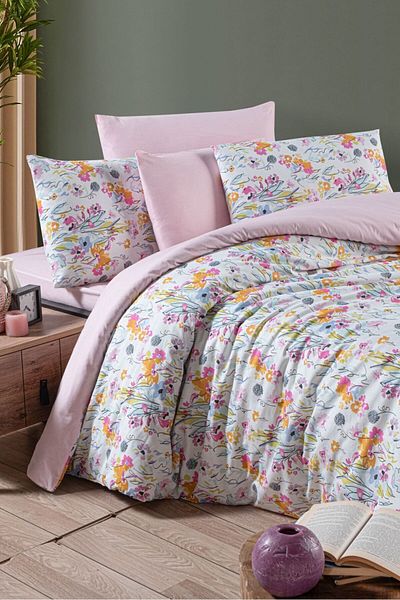 MyStory Home Set cuvertură de pilota unică cu cearșaf elastic Lily