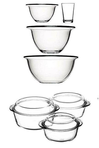 Paşabahçe Arda Turkmen Preparation Set and Borcam Cookware Set