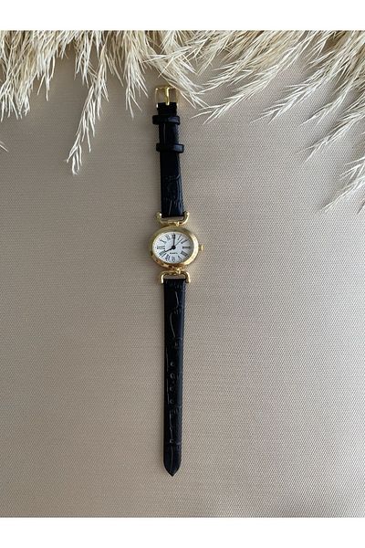 QUARTZ Vintage Butterfly Model Retro Minimal Leather Women's Wristwatch