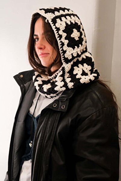 Sistaful El Örgüsü Pamuklu Kadın Balaklava Bere