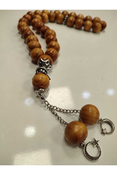 hüseyin ceran Pine Wood Huge 33 Rosary - Tree Rosary