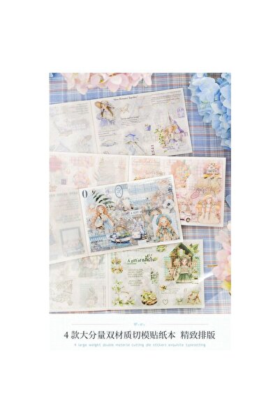 İthal Carte cu autocolante Blue U8-20 pagini Sweet Girl