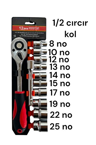 SERA (LOKMA UÇLU TORNAVİDA)12 Parça Lokma Takımı 1/2