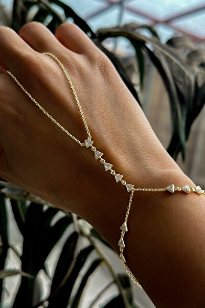 SUNSHINE 925 Ayar Üçgenler Gümüş Şahmeran