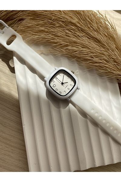 QUARTZ Vintage Women's Silicone Cord Wristwatch - Retro Minimal Design