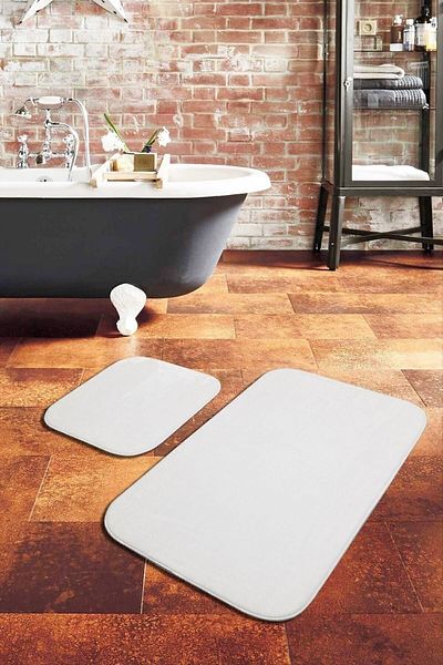 Sarar Bathroom Set Small Size 2 Pieces (80x50)(50x40)