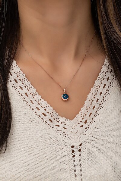 SUNSHINE 925 Ayar Gümüş Nazar Boncuklu Kolye