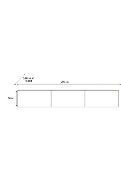Decoroys Mezza Tv Ünitesi 200 cm