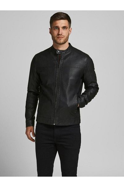 Jack & Jones جاكيت جاك آند جونز وارنر أسود للرجال