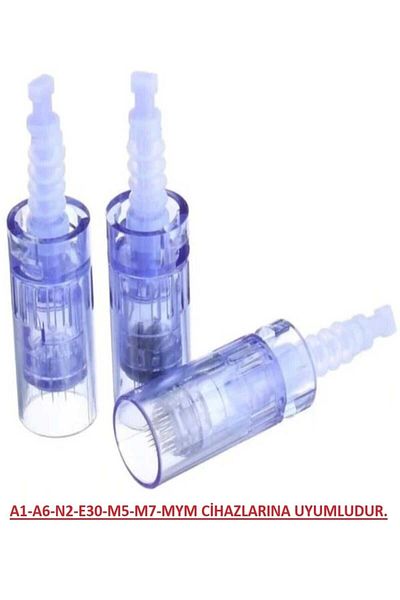 east medical DrPen 10 Pieces 12 Pin Needle Compatible with Dermapen A1-a6-e30-n2-m5-m7-mym Devices