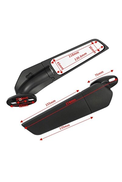 setmoto Sinotrack Kanat Ayna - Yeni Versiyon - Rizoma - Yeni Plastik Kasa Yamaha R25