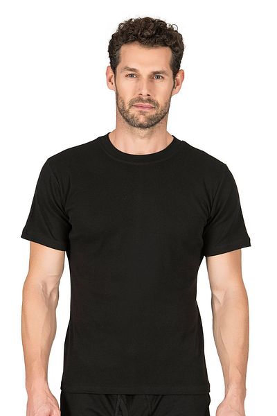 ÖZKAN underwear Özkan 0116 6 Pack Men's Ribbed Flexible Comfortable Closed Collar Half Sleeve Athlete Undershirt