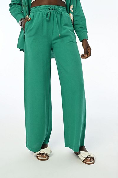 Orfeo Negro Women's Comfortable Fit - Wide Leg Trousers