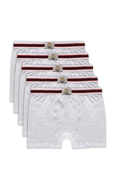 ÖZKAN underwear Özkan 0711 5 Pack Boys 100% βαμβακερό ελαστικό μαλακό μποξεράκι