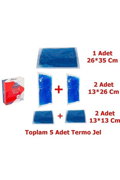 Aqua Cold Pack Hot Cold Thermo Gel Compress Ice Gel Thermogel Set