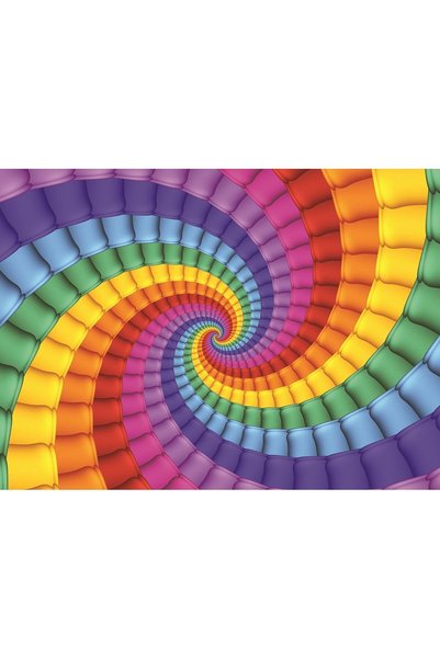 Nova Puzzle 1000 Parça Puzzle - Rengarenk Gökkuşağı Sarmalı - Nova 40506