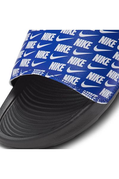 Nike Papuci pentru bărbați cu imprimeu Victori One Swoosh - Albastru