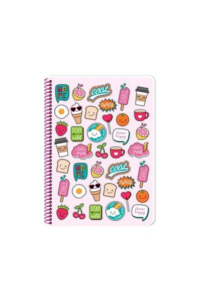 KESKİN COLOR Sharp A4 80 Yp.lined Pp Kp.spr.sweet Fun Notebook (1 BUC.)