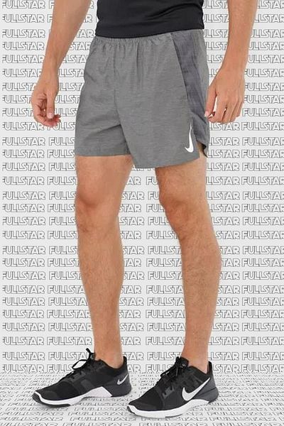 Nike Challenger 5 Inch Men's Gray Running Shorts - Lined Short Slip