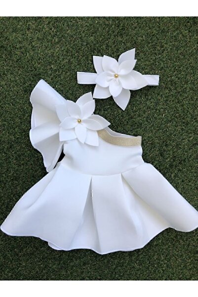 Kokosh kidss Κοριτσίστικο λευκό φλοράλ φόρεμα (ΚΑΤΑΛΛΗΛΟ ΓΙΑ 2 ΕΤΩΝ ΜΕ 2-4 ΕΤΩΝ)