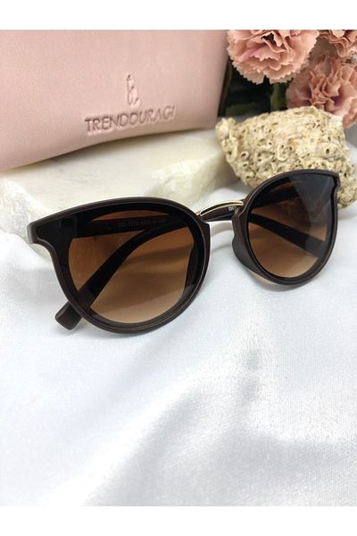 Di Caprio Heo Oval Brown Women's Sunglasses