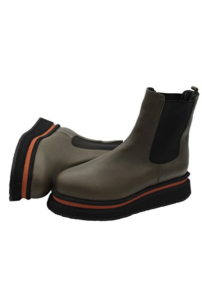 aayak&kabımofficial حذاء تشيلسي نسائي من الجلد الطبيعي خفيف الوزن للاستخدام ا...