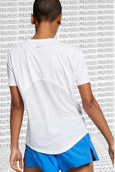 Nike Miler Dri Fit White Tee Біла футболка для бігу та тренувань з вставкою на спині