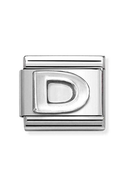 NOMİNATİON Composable Classic Dekoratif Link - Harfler - D - (04 D) 925 Gümüş