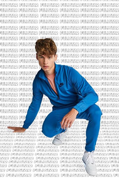 Nike Sportswear Classic Track Suit 1/2 Zip Blue Yarım Fermuarlı Eşofman Takımı