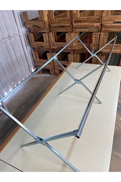 Aslan Kampet Pazarcı Tezgahı Çok Amaçlı Kampet Galvaniz Kaplı