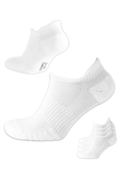 SONNORS 4 Pairs Running Socks Lightweight Breathable Low Cut Cushioned Athletic Sports Socks