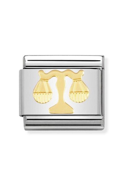 NOMİNATİON Composable Classic Zodıac In Stainless Steel With 18k Gold (07_libra)