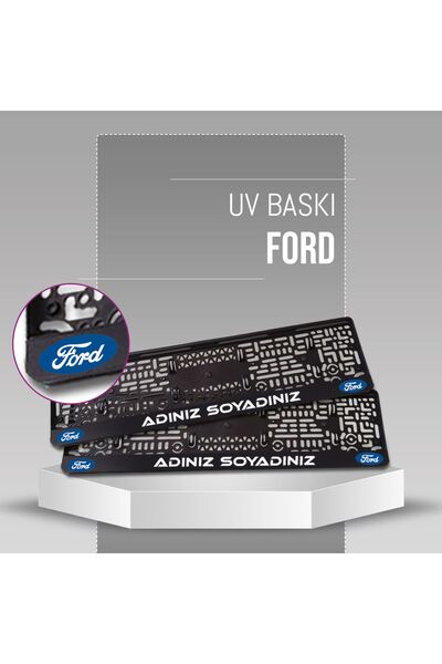 plakalıkhane Ford Plakalık , 2 Adet Premium Uv Baskılı Kişiye Özel Plakalık