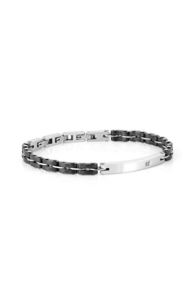 NOMİNATİON Strong Bracelet In Steel, Ceramic And Cubic Zirconia (006_mixed 4)