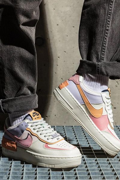 Nike Air Force 1 Shadow Phantom - Παπούτσια περπατήματος White Pink Swoosh