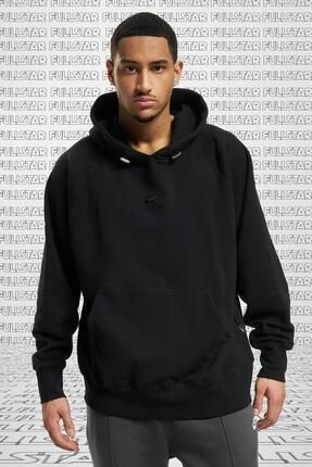 Nike Air Unisex Loose Fit Hoodie Black Rahat Kal p Kapu onlu Sweatshirt Siyah Fiyat Yorumlar Trendyol