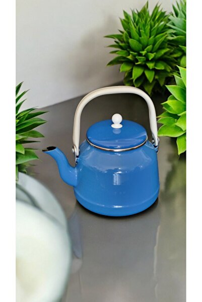 ALEV إبريق شاي من المينا سعة 2.5 لتر باللون الأزرق