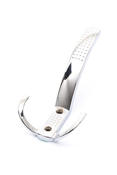 AKÇASAN Noktalı Metal Askı Şık Portmanto Askılık Dolap Mobilya Askısı Krom