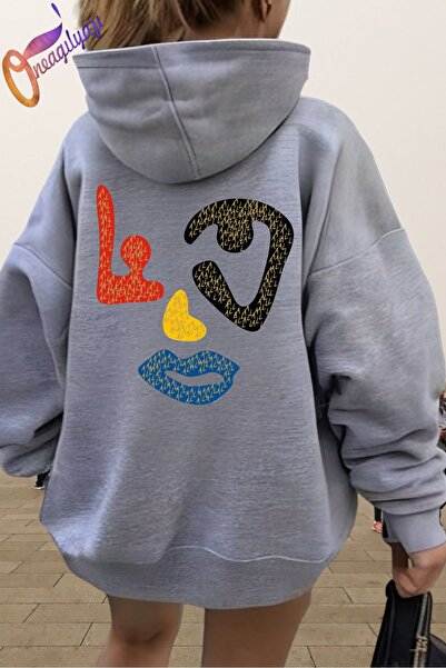 oneagılyazı Hanorac imprimat cu glugă