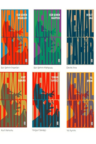 Ketebe Yayınları Kurt Kanunu;Devlet Ana;Yol Ayrımı;Yorgun Savaşçı;Esir Şehrin İnsanları Ve Mahpusu KemalTahir 6 kitap