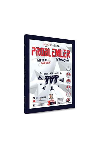 Aydın Yayınları Orijinal Mikro TYT Problemler Fasikülü Soru Bankası