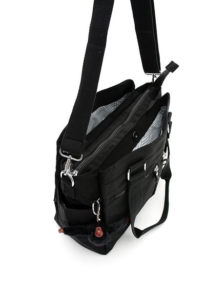 Lifonbag Geantă supradimensionată pentru femei, cu 8 compartimente, cu curea de umăr încrucișată - Geantă casual pentru colegiu și școală