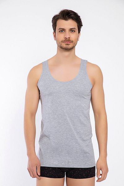 saac 100% Cotton Combed Single Jersey Gray 6 Pieces Men's Athlete