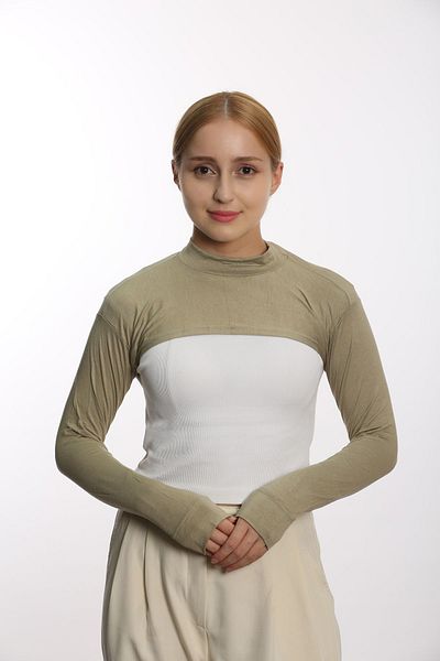 Modamelita Neck Collar Sleeve
