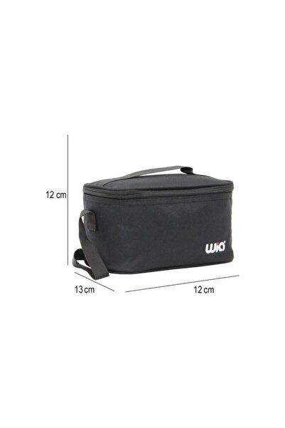 Wia Unisex Black Thermos Lunch Bag