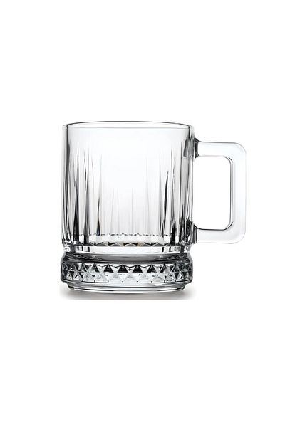 Paşabahçe Elysia 4-Piece Tea Cup with Handle - 250 Cc 55432